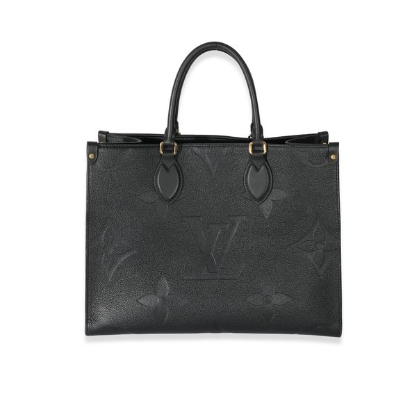 Louis Vuitton Black Monogram Empreinte Giant Onthego MM - Picture 1 of 7